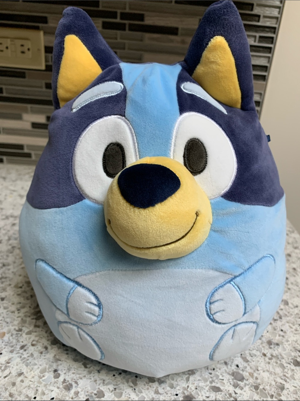 Squishmallows Collectables Blue & Navy Plush Dog Character. Pre-owned.Size:11β.